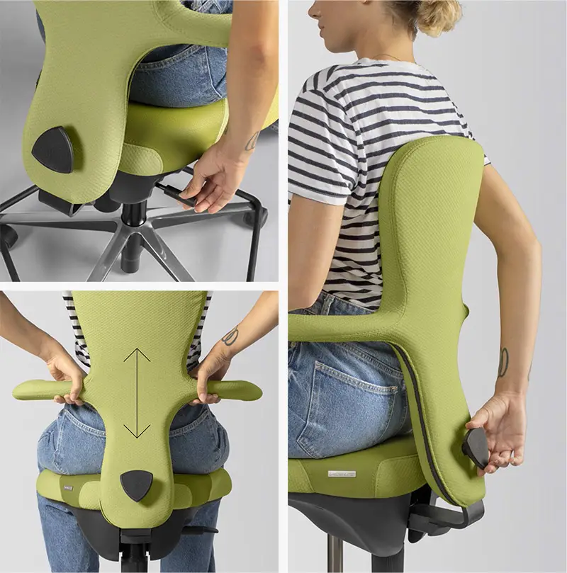 meccanismo regolazione altezza sedia ufficio moving 73