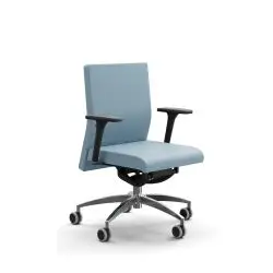 seduta ufficio colore azzurro Forma