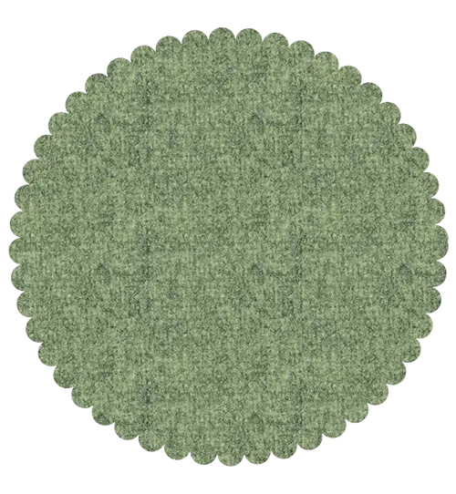 Lanee Melange finishing and material